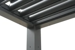 Sunlife® Pavilloner & Partytelte|Overdækning|Pergola m/justerbart tag 3 x 3 meter - Grå