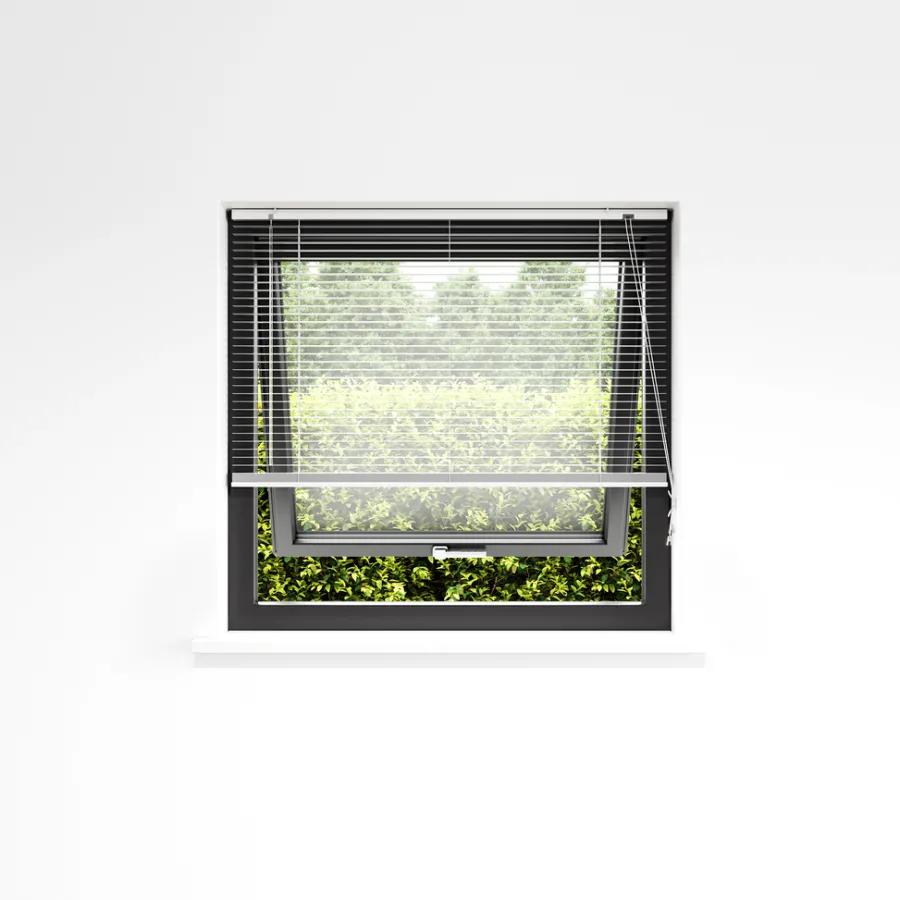 Persienner|Persienne aluminium 140 x 130 cm Hvid