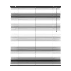 Persienner|Persienne aluminium 110 x 130 cm Sort