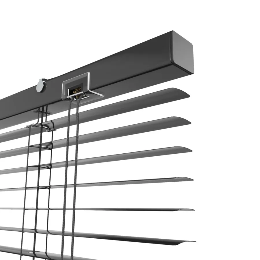 Persienner|Persienne aluminium 80 x 130 cm Sort