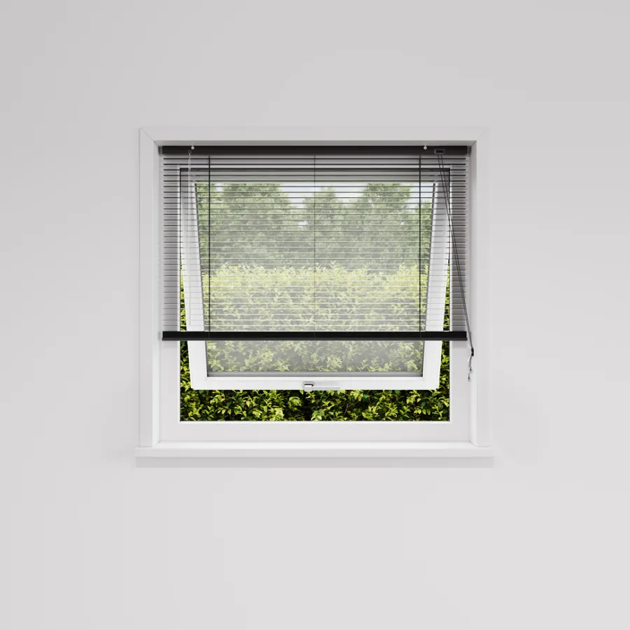 Persienner|Persienne aluminium 80 x 130 cm Sort
