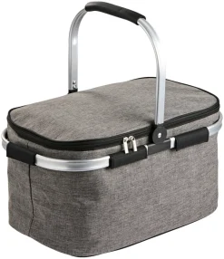 Sunlife® Sæsonafslutning|Campingudstyr|Picnickurv Nantes 23 liter - Grå