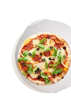 Grillexpert® Grilltilbehør|Pizzasten Ø38 cm med alubageplade -