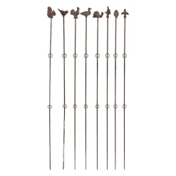 Gardenlife Land Bindetråd & Blomsterpinde|Plantestøtte lige m/figur 125 cm