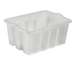 Plast1 Opbevaringskasser|klodskasse klar/grå - StackBox 13