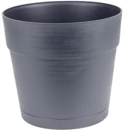 Scan-Pot Krukker|Plastkrukke m/selvvandingsdepot Ø29 cm Sort