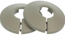 Vvs-Artikler|Plastroset 3/8" grå - 2 stk.