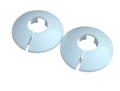 Vvs-Artikler|Plastroset 3/8" hvid - 10 stk.
