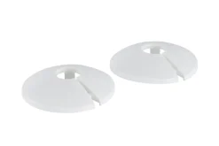 Vvs-Artikler|Plastroset 15 mm hvid - 2 stk.