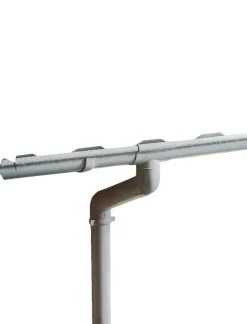 Rodena Tagrender|Plasttagrende grå - 3 m