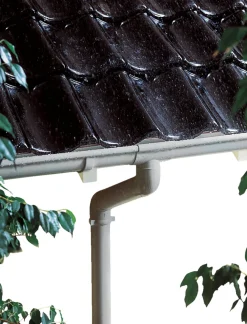 Rodena Tagrender|Plasttagrende grå - 4 m