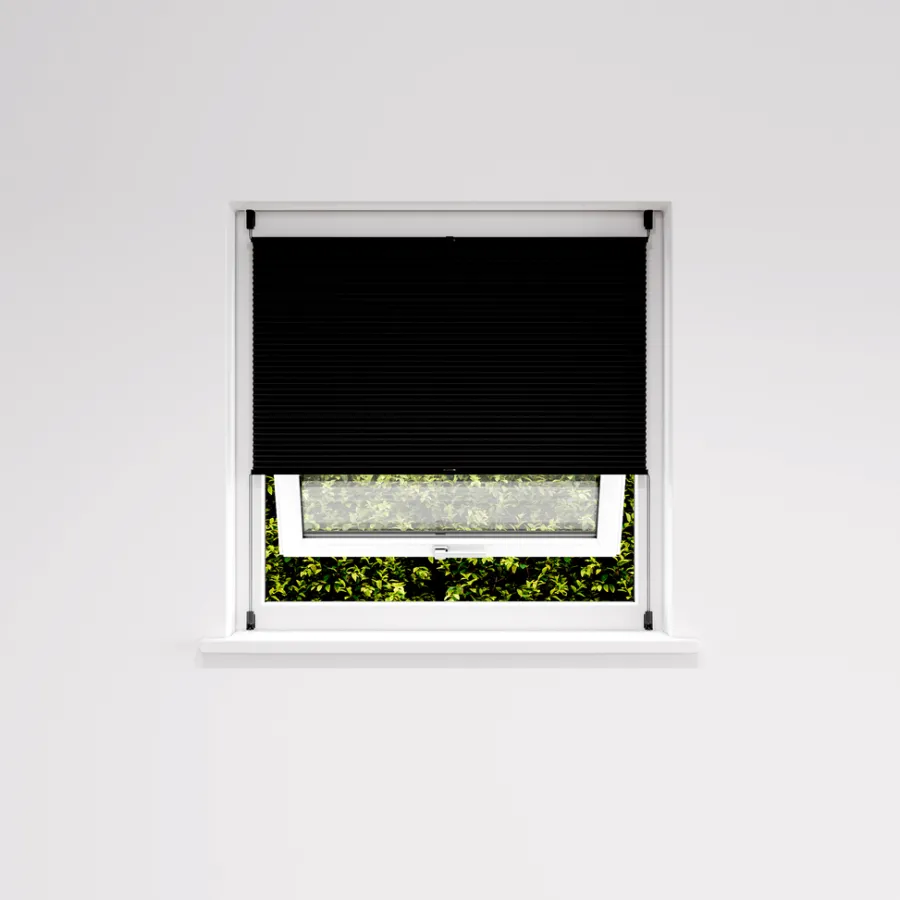 Plisségardiner|Plisségardin Touch Up & Down 80 x 130 cm Sort