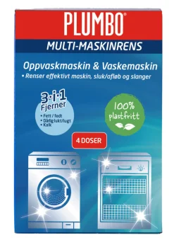 Plumbo Rengøringsmidler|Multi-Maskinrens 4 poser
