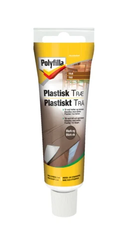 Polyfilla Spartelmasse|plastisk træ mørk eg 50 ml