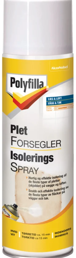 Polyfilla Grunder|pletforsegler isoleringsspray 500 ml