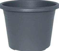 Krukker|Potte Cylindro plast Ø35 cm Grå