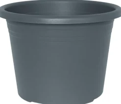 Krukker|Potte Cylindro plast Ø30 cm Grå