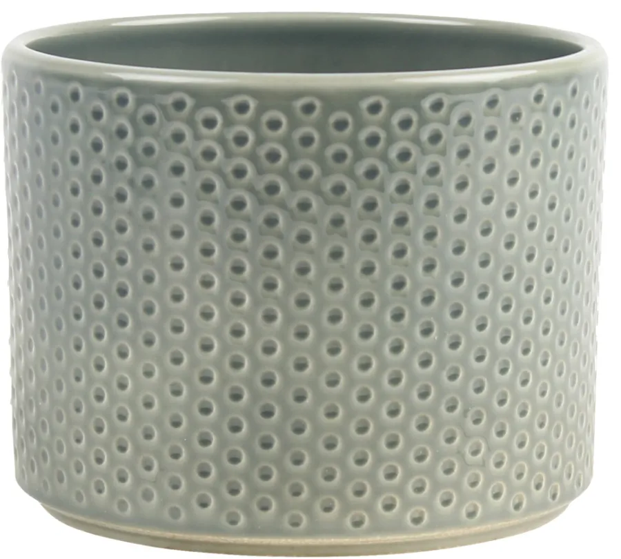 Scan-Pot Krukker|Potteskjuler Pillar Spots grågrøn Ø11,5 cm