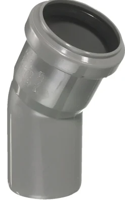 Afløbsrør|PP bøjning grå 32 mm x 30 gr.