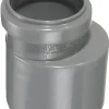 Afløbsrør|PP reduktion lav grå 75 mm x 50 mm