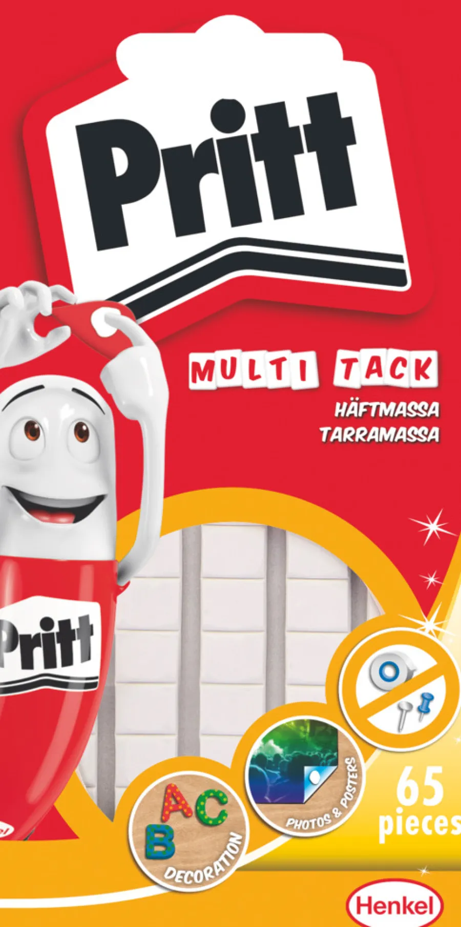 Pritt Klæbesøm|Multi Tack klæbemasse 65 ruder