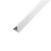 Profillister|Profilliste ombuk trekantet hvid pvc 1000 mm