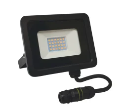 Arbejdslamper|Projektør inkl. 20 W LED-pære sort