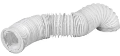 Ventilation|PVC flexslange Ø127 mm x 3 meter hvid