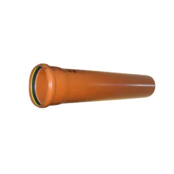 Kloakrør|PVC kloakrør 110 mm x 2000 mm rød