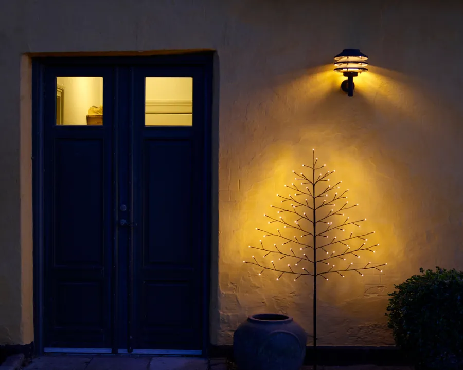 Stemning® Juledekoration|Pyntetræ Basis 96 LED H150 cm
