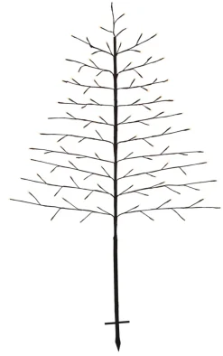 Stemning® Juledekoration|Pyntetræ Basis 96 LED H150 cm