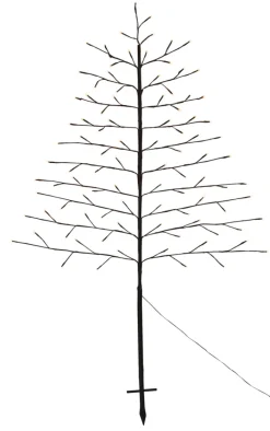 Stemning® Juledekoration|Pyntetræ Basis 96 LED H150 cm
