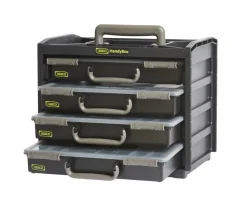 raaco Værktøjskasser|Handybox m/4 sortimentsæsker
