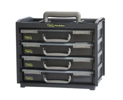 raaco Værktøjskasser|Handybox m/4 sortimentsæsker