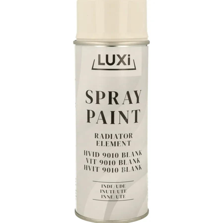 LUXI® Radiatormaling|Spraymaling|Radiatorspray hvid blank -