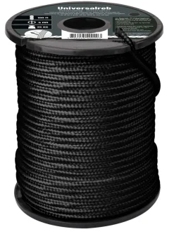 Reb & Snor|Reb universal Ø5 mm x 100 meter Sort