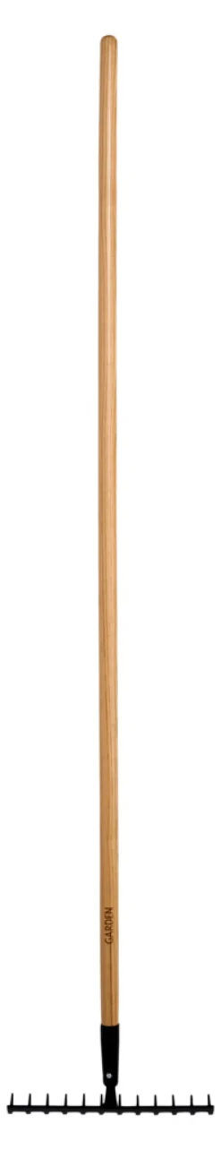 Garden® River & Jern|Rive m/12 tænder asketræ 160 cm -
