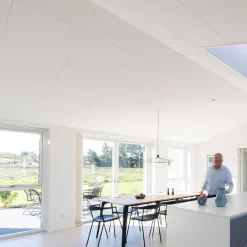 Rockfon Akustikpaneler & Tilbehør|Loftbeklædning|Blanka B loftplade hvid 600 x 600 mm - 10-pk.