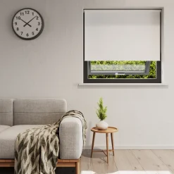 Rullegardiner|Rullegardin mørklægning 140 x 170 cm Hvid
