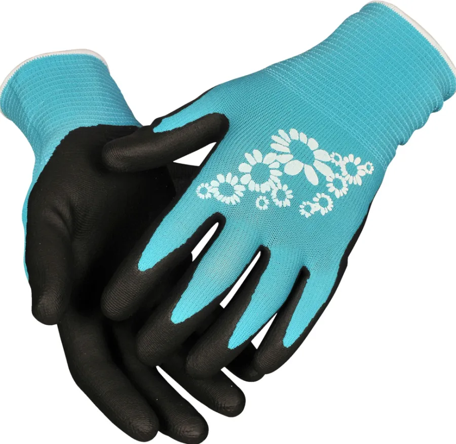 Safe-On Arbejdshandsker|Garden handsker turkis str. 7