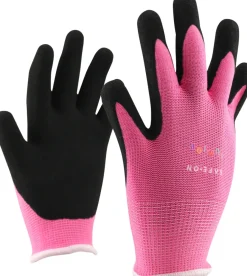 Safe-On Arbejdshandsker|Junior handsker 6-8 år Pink