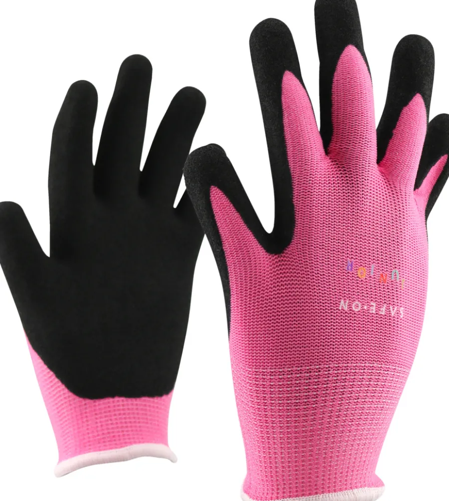 Safe-On Arbejdshandsker|Junior handsker 6-8 år Pink