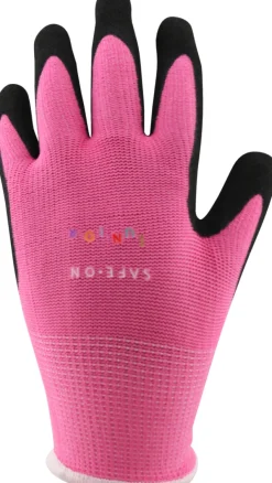 Safe-On Arbejdshandsker|Junior handsker 6-8 år Pink