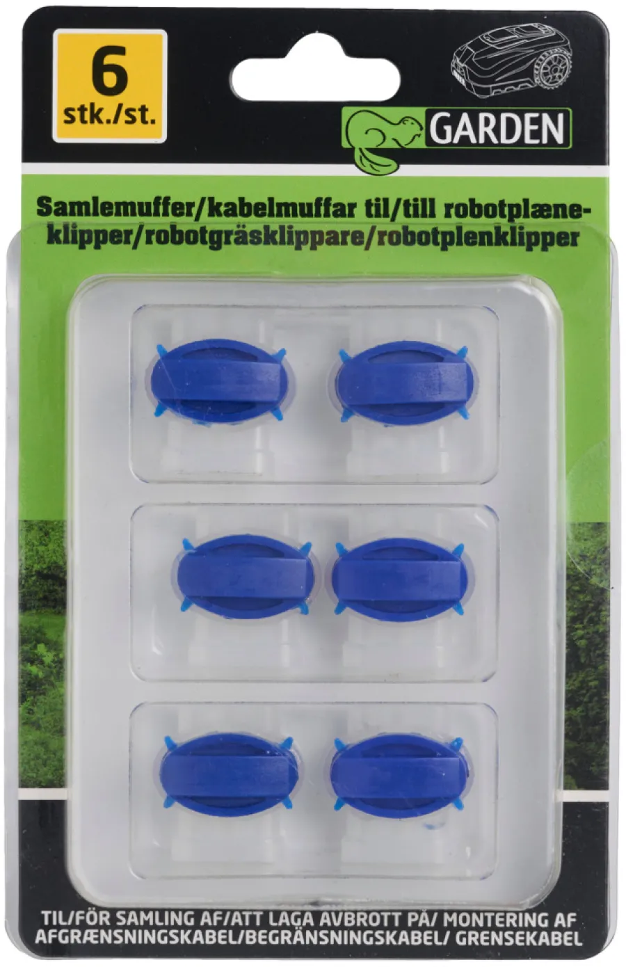 Garden® Robotplæneklippere Og Tilbehør|Samlemuffer 6 stk. -