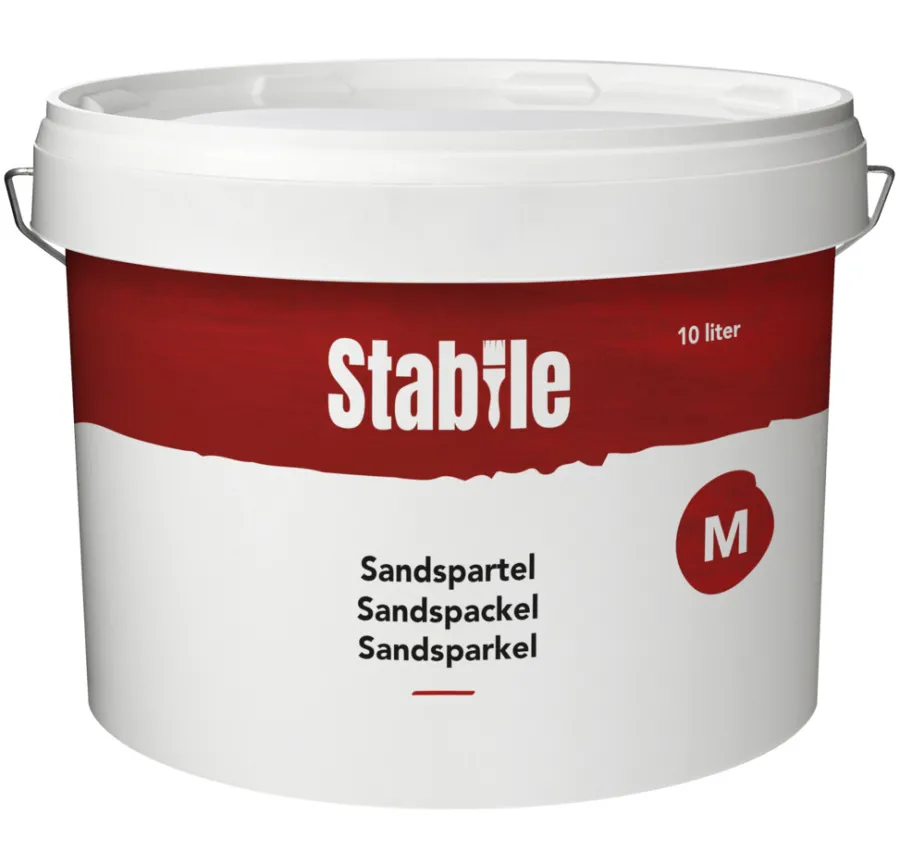 Stabile® Spartelmasse|Sandspartel M 10 liter lys grå -