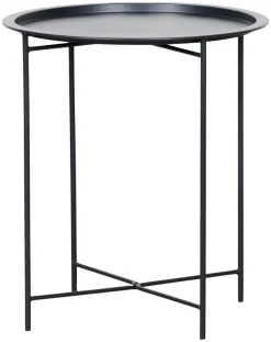 Sunlife® Sæsonafslutning|Haveborde|Sidebord Michigan Ø46,8 cm stål - Sort