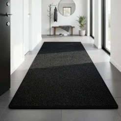 Boligindretning|Sisal tæppe 70 x 140 cm Antracit