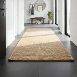 Boligindretning|Sisal tæppe 70 x 140 cm Natur