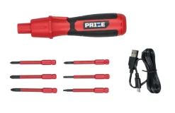 PRIZE® Bore- & Skruemaskiner|Skruemaskinesæt VDE akku 4 V -