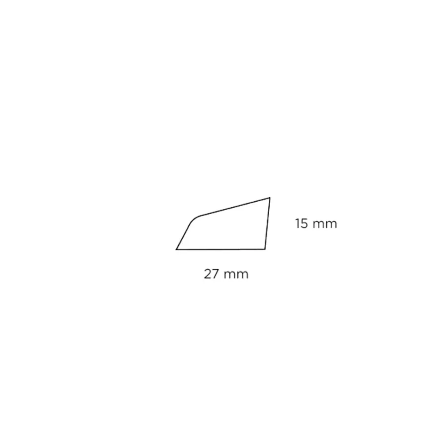 Hornbaek Lister|Skureliste fyr - 15 x 27 x 3000 mm